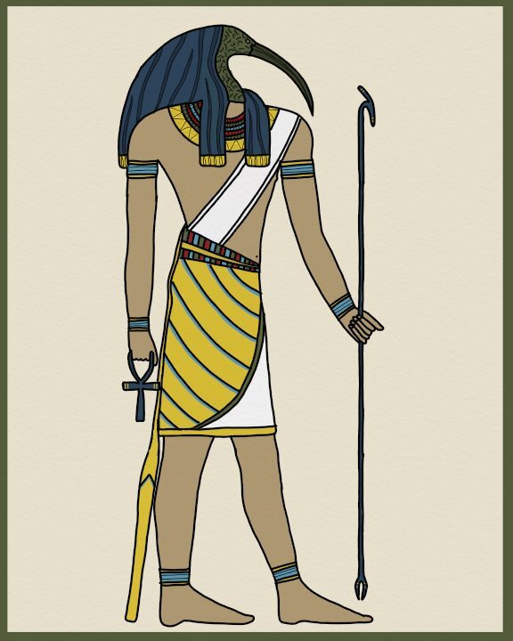 Thoth the Egyptian God, created by Shelbe Hosking